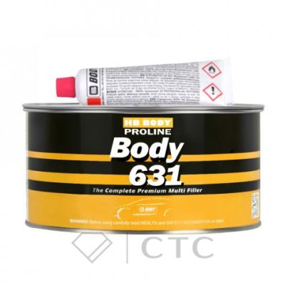 Шпатлевка BODY PROLINE 631 светло-желтая 0,45л уп/6