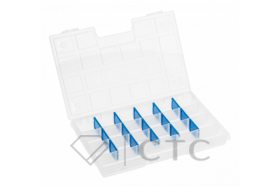 HOEGERT Органайзер 12″, с регулируемыми перегородками, 29 x 19,5 x 3,5 см