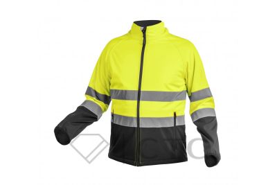 EXTER Куртка сигнальная SOFTSHELL желтая S (48)