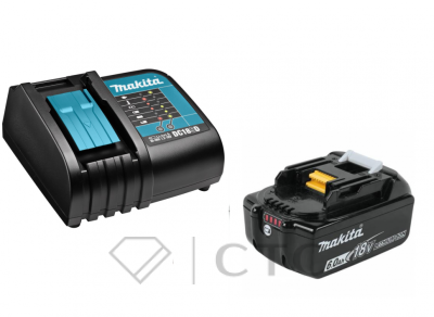 Аккумулятор BL1860B (18В, 6.0 Ач, Li-Ion)+зарядное устройство DC18SD Makita 191A26-6