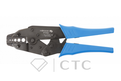 HOEGERT Пресс-клещи для коаксиальных кабелей 1,0~4,5 мм2