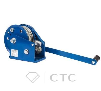Лебедка ручная TOR ЛБ-1200 (BHW) г/п 0,54 т длина троса 20 м