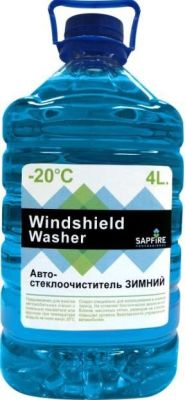 Автостеклоочиститель зимний Windshield Washer SAPFIRE -20C 4л (ПЭТ)%