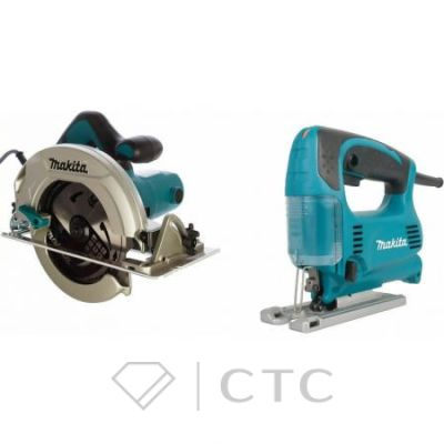 Набор инструмента Makita DK0167 (лобзик 4329, пила HS7601)