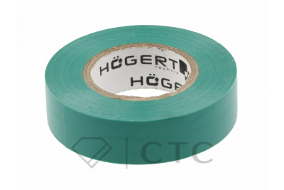 HOEGERT Изоляционная лента 0,13×19мм x 20м, зелёная