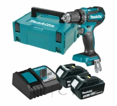 Аккумуляторная дрель-шуруповерт Makita DDF485RFJ в кейсе MakPac