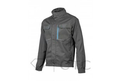 HOEGERT WURNITZ Куртка рабочая эластичная, темно-серая, 2XL (56)