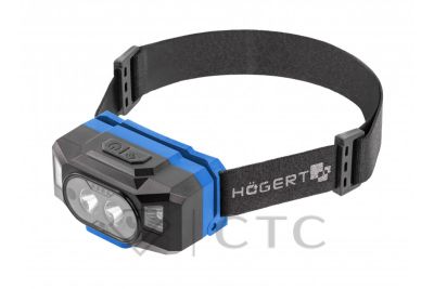 HOEGERT Налобный фонарь с датчиком движения и функцией Power Bank, USB