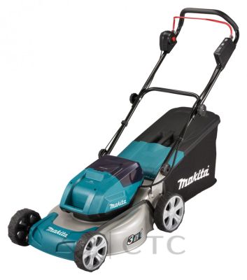 Газонокосилка аккумуляторная 46см Makita DLM460Z-PE (2*АКБ 5Ач, ЗУ 1 слот)