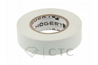 HOEGERT Изоляционная лента 0,13×19мм x 20м, белая