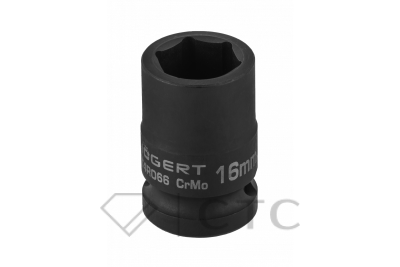 HOEGERT Головка торцевая ударная шестигранная 1/2″, 16 мм, DIN 3121, CrMo