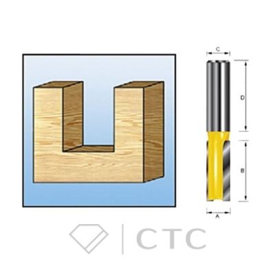 Пазовая фреза с двумя режущими кромками Makita D-67876