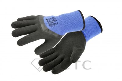 ZICHER Перчатки рабочие утепленные с вспененным латексом размер 10