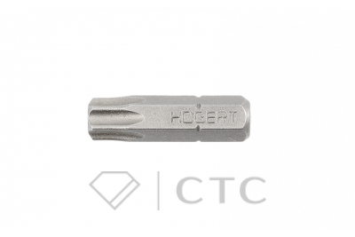 HOEGERT Биты TORX 40, 25 мм, сталь S2, 5 шт.