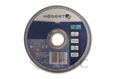 HOEGERT Диск отрезной по металлу 230 х 1,9 х 22,23 мм