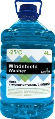 Автостеклоочиститель зимний Windshield Washer SAPFIRE -25C 4л (ПЭТ)%