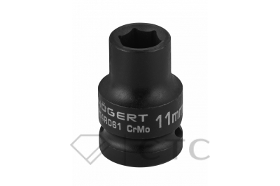 HOEGERT Головка торцевая ударная шестигранная 1/2″, 11 мм, DIN 3121, CrMo