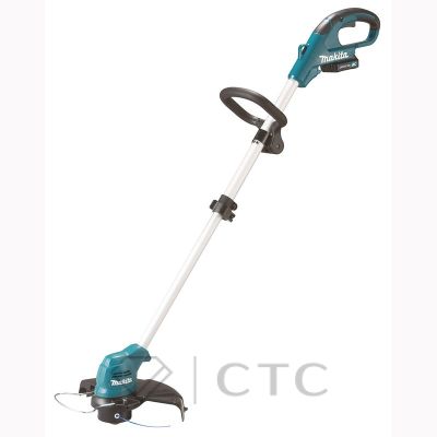 Аккумуляторная коса (триммер) Makita UR100DWAEX, 12В, 26см (2* АКБ 2Ач, ЗУ)