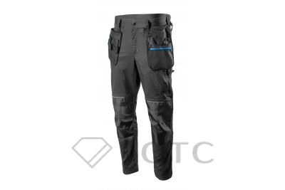 HOEGERT WURNITZ Брюки рабочие эластичные темно-серые 3XL (58)