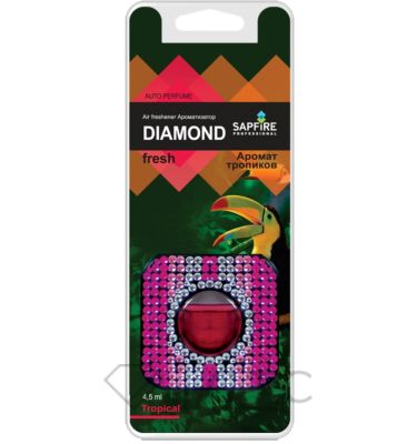 Ароматизатор в дефлектор DIAMOND fresh SAPFIRE тропик