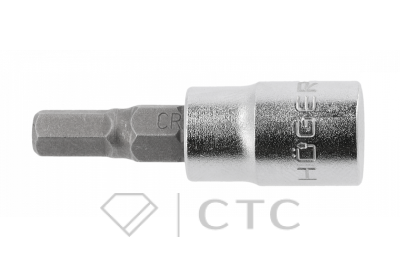 HOEGERT Бит сокета Hex 4 мм, 1/4″