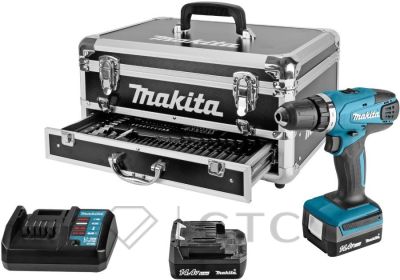 Аккумуляторная дрель-шуруповeрт Makita DF347DWEX3 (DF 347 DWE X3)