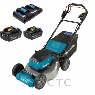 Газонокосилка аккумуляторная 53см Makita DLM530Z-PT2 (2*АКБ 5Ач, ЗУ)