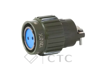 Разъем 2 pin для горелки КЕДР TIG (Быстросъемный)