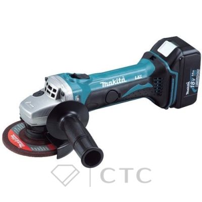 Аккумуляторная угловая шлифовальная машина Makita BGA 452 Z (BGA452Z)5.000